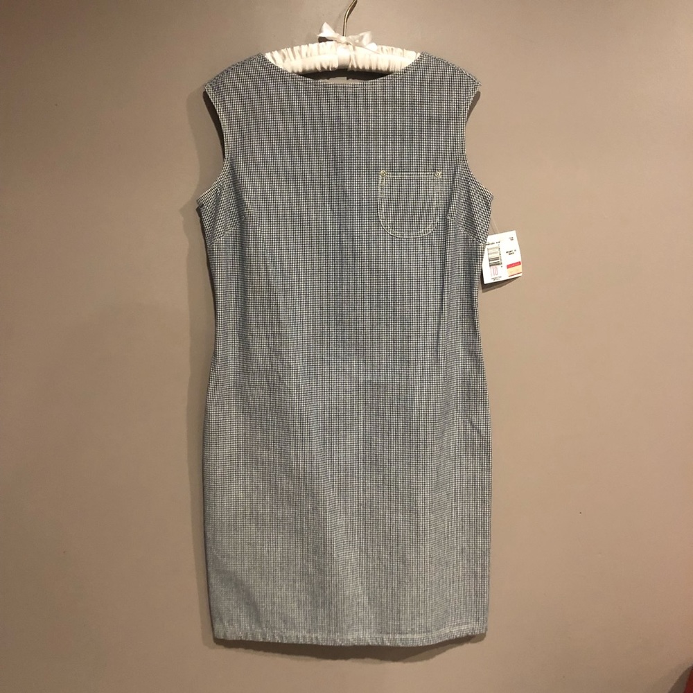 NWT 🎀 vintage gingham Liz Claiborne dress sz 10P